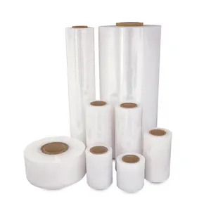 Industrial transparent plastic stretch wrap film roll wrapper parcel packing stretching film