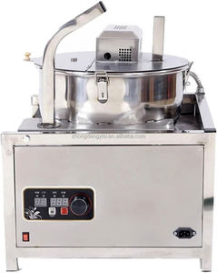 Vente en gros de machine à popcorn professionnelle à gaz avec système de soufflage de grains automatique à grande capacité - Product Image 5
