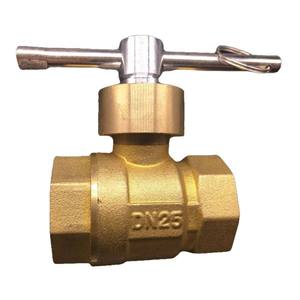 Válvula de Bola Magnética de Latón de Fabricación Profesional, Válvula de Seguridad Niquelada PN16 con Certificación CE para Sistemas de Tuberías de Gas - Product Image 3