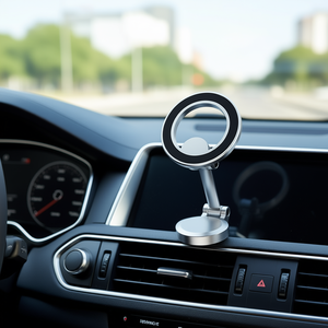 Support de téléphone magnétique pour pare-brise de voiture, support stable en alliage d'aluminium avec bras réglable pour Iphone 15 14 13 12 Pro Max Plus - Product Image 2