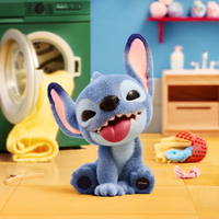 100% Оригинальный набор MINISO Disney: Слепая коробка с фигурками Stitch "Где я повредился характером?», полный комплект из 8 штук без повторов, флокированные фигурки, подарок для фанатов Лило