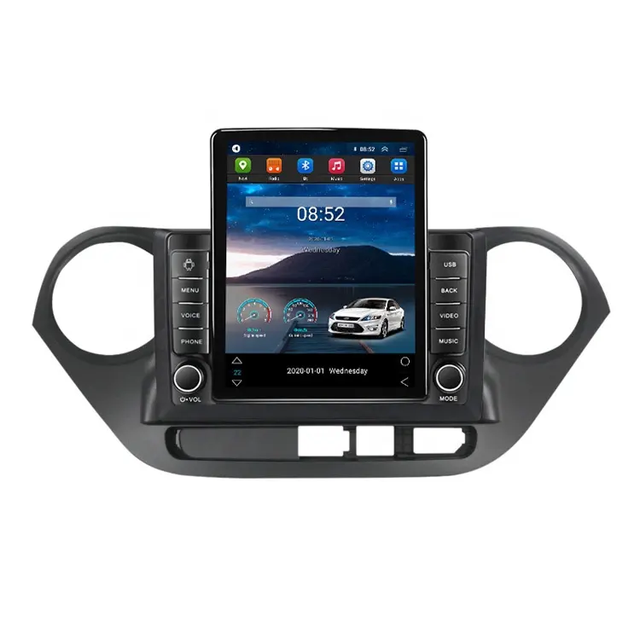 9.7inch Tesla Screen Android 12 Car Video Car DVD Player for HYUNDAI I10 2014 2015 2016 2017