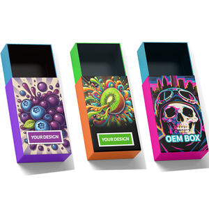 Custom Printed White <b>Brown</b> Kraft Corrugated Cardboard OEM Logo Fancy Packaging Carton <b>Box</b> - Product Image 1