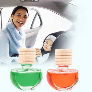 Offre Spéciale – Diffuseur de Parfum Suspendu pour Voiture en Verre – Huiles Essentielles Océan, Gulong, Jasmin, Citron – Garantie 3 Ans – Sans BPA - Product Image 1