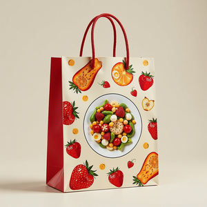 Bolsa de Papel para Regalos, Compras, Alimentos y Pasteles, con Logotipo Personalizado, Degradable y Ecológica, en Oferta - Product Image 3