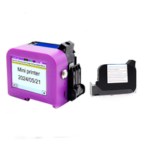 Imprimante Jet d'Encre Mini Portable 2,8 Pouces Chaude, Qualité Manuelle pour Impression sur Bouteilles, Multifonctionnelle avec Encre à Séchage Rapide, Usage Commercial et Domestique