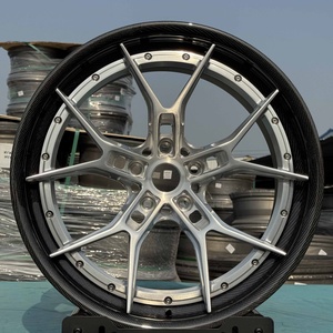 ล้อรถยนต์ GVICHN คาร์บอนไฟเบอร์ฟอร์จแบบกำหนดเอง 5x130 5x112 5x114.3 ขอบเว้า สำหรับรถยนต์นั่งส่วนบุคคล Urus ขนาด 18 19 20 21 22 นิ้ว อลูมิเนียม 100 มม. - Product Image 1