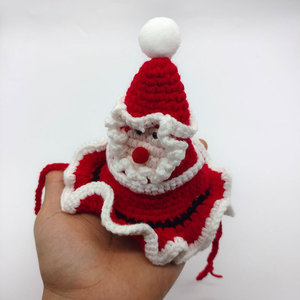 Lindos gorros y accesorios navideños para perros y gatos, tejidos a mano con hilo, de Papá Noel, árbol de Navidad, Año Nuevo - Product Image 2