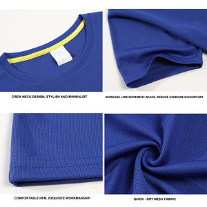 Nuova <span class=keywords><strong>T</strong></span>-<span class=keywords><strong>Shirt</strong></span> da <span class=keywords><strong>Uomo</strong></span> in Poliestere 100% Traspirante, Asciugatura Rapida, per <span class=keywords><strong>Palestra</strong></span> e Corsa, Personalizzabile con Logo - Product Image 4