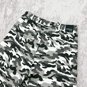 QIANSHI personalizado verano 6 bolsillos Denim Sweat Camo Cargo Shorts para hombres Baggy diseñador hasta la rodilla hombres Bermudas pantalones cortos <span class=keywords><strong>De</strong></span> <span class=keywords><strong>Hombre</strong></span> - Product Image 3