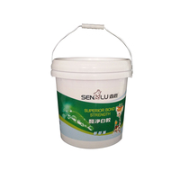 Conteneur industriel PP 16L-2 imprimé sur mesure pour le remplissage en vrac de graisse lubrifiante et de liquide de refroidissement automobile