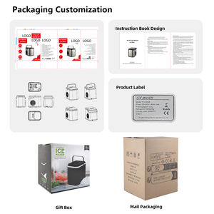 Machine à glaçons maison pour 9 glaçons prêts en 10 minutes 15kgs/24H fonction autonettoyante usage domestique Mini machine à glaçons fabricant - Product Image 3