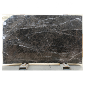 Losa de mármol marrón con vetas blancas Losa grande pulida Bruno Perla Marmor para encimera y Mesa - Product Image 5