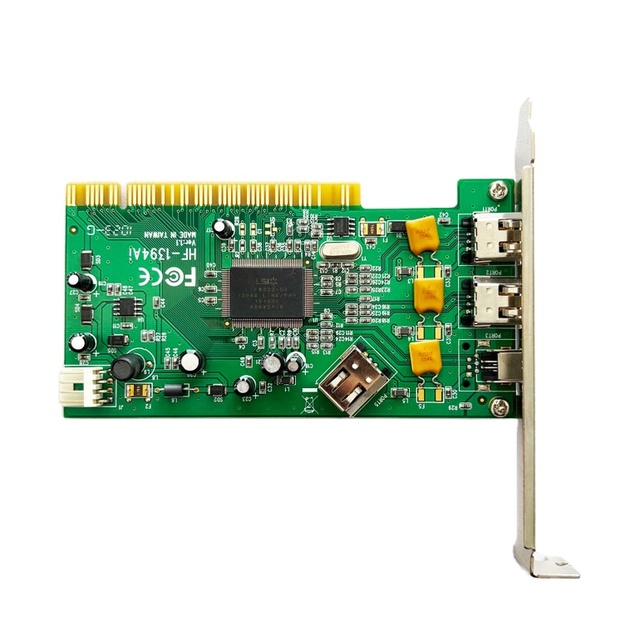ARBOR HF-1394Ai VER.1.1 3+1 Port FireWire Low Profile PCI Host Adapter 2 Ports Computer Accessories Stock