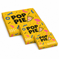 Individuelle Logo-Pizzakartons 10 12 14 15 16 18 24 Zoll Wellpappe Takeaway-Boxen für Lebensmittel-Einzelhandel