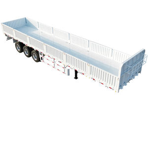 High Capacity Cargo <strong>Transport</strong> with Reinforced 3 4 5 Axles 60 80 Ton Mechanical Suspension Cargo Trailer Side Wall Semi Trailer - Product Image 3