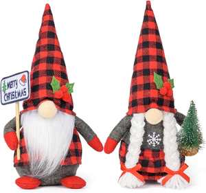 Plüsch-Weihnachtselfen-Set mit Jungen- und Mädchen-Elf, Stofftier mit biegsamen Armen und Beinen, lustige Weihnachtsdekoration - Product Image 4