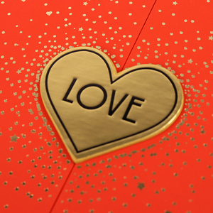 Collares de Joyería de Moda Reciclables, Caja de Regalo de Lujo con Forma de Corazón Rojo para el Día de la Madre, Embalaje de Papel con Doble Apertura, Personalizable - Product Image 4