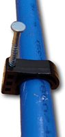 Хомут J-образный 1/2 дюйма с гвоздем для труб PEX, медных, CPVC, модель Talon 26-4-2, пластиковый