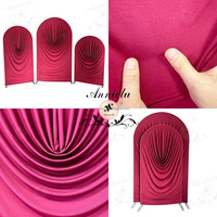 Housses de draperie pour arche de mariage ANNIELU, housses extensibles en spandex pour fond de scène, pour la décoration de cérémonie de mariage et de fête