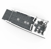 Bateau de pêche Gospel Boat, navire de débarquement en aluminium de 11 m/36 pieds avec poste de pilotage, largeur de 4 m, capacité de charge de 7,5 tonnes, moteur de 250-300 CV