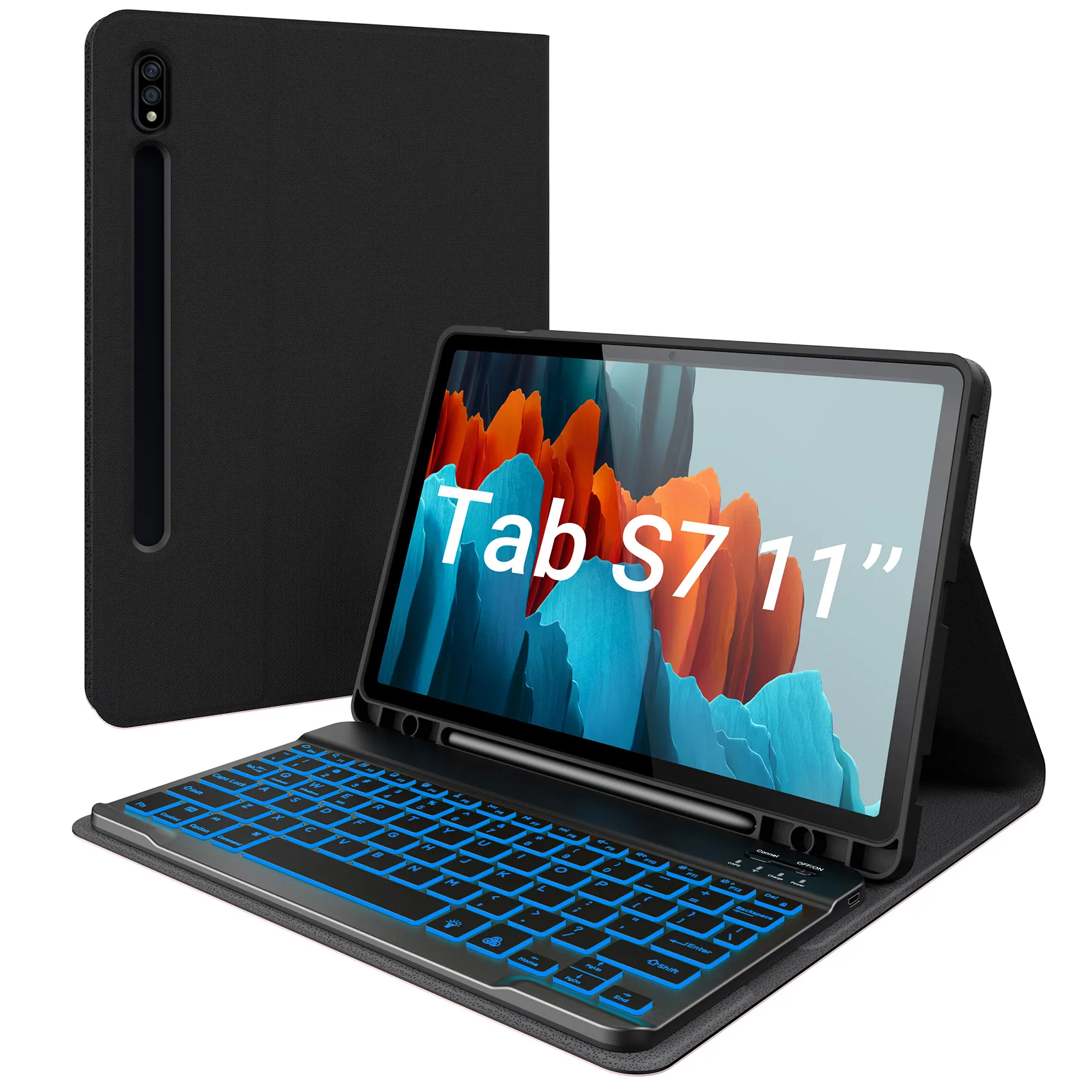Voor Typeedge Samsung Galaxy Platte Pc Draadloze Tab S7 Plus Designer Tablet Gevallen Toetsenbord
