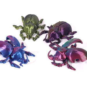 Vashine Jouet pour enfants imprimé en 3D, <span class=keywords><strong>Scarabée</strong></span> des déjections souple en cristal, Figurine d'action amusante pour collection d'enfants - Product Image 2