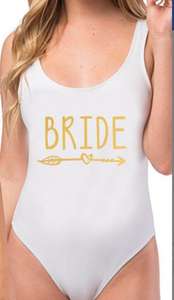 Trajes de baño personalizados para dama de honor, bañadores de despedida de soltera, de una pieza, para el sudor, superventas - Product Image 2