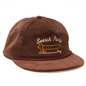 Custom Original Corduroy Snapback Hats With Rope Embroidery logo 5 Panel Outdoor Unstructured Caps - Product Image 3