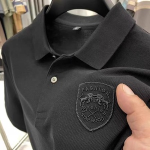 Polo d'été à manches courtes, T-shirt à manches courtes, T-shirt <span class=keywords><strong>homme</strong></span> grande taille <span class=keywords><strong>3XL</strong></span> 4XL 5XL, T-shirt à col rabattable - Product Image 2