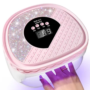 Lámpara UV LED para Uñas en Oferta, con Pantalla LED, 45 LED, Lámpara Profesional para Secar Uñas, para Curar Todo Tipo de Esmalte en Gel Acrílico, Herramientas de Salón - Product Image 1