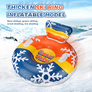 Swimbobo Hot take sécurité dossier flocon de neige modè<span class=keywords><strong>le</strong></span> bébé jouer anneau d'eau gonflable adulte <span class=keywords><strong>ski</strong></span> anneau flotteur - Product Image 3