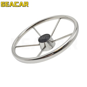 Seacar Boat Steering <b>Wheel</b> 13.5 Inch Stainless Steel 304 Marine Hardware For <b>Replacement</b> Repair - Product Image 3