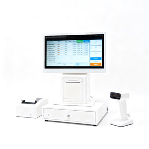 Caja Registradora Plegable de Doble Pantalla de 15.6 Pulgadas, Sistema POS con Windows/Android, Terminal POS para Restaurante - Product Image 1