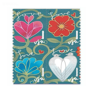 Timbres postaux imprimés, grands, noirs, australiens, avec motifs d'états, d'amour, de drapeaux, de USA, et thèmes joyeux anniversaire 2021 et animaux de compagnie, pour commande et vente, avec option de revue, célèbres, pour l'occasion de l'anniversaire - Product Image 6