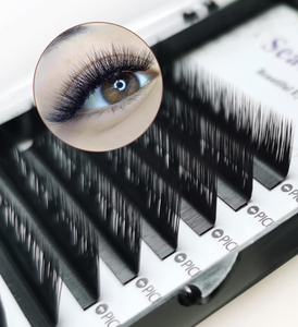 Extensions <span class=keywords><strong>de</strong></span> <span class=keywords><strong>cils</strong></span> individuels <span class=keywords><strong>de</strong></span> la série L à <span class=keywords><strong>courbure</strong></span> spéciale <span class=keywords><strong>de</strong></span> haute qualité TZ, matériau PBT, longueur <span class=keywords><strong>de</strong></span> 5 à 25 mm, style long naturel pour - Product Image 6