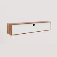 Meuble TV moderne en bois avec rangement pour salon, appartement - Meuble de maison, table TV