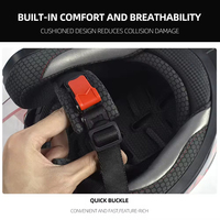 Nouveau casque modulaire ABS DOT ADV pour moto, cyclomoteur, chopper, 3/4, demi-casque, casque ouvert