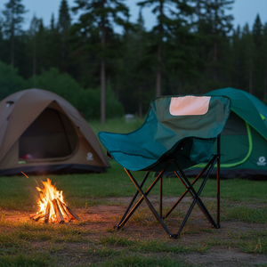 Silla Plegable Portátil para Camping, Silla Luna para Exteriores, Taburete Plegable para Senderismo, Picnic, Pesca y Playa - Product Image 2