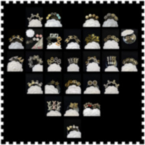 Fashionable CC Style Pendant Necklace, Sweater, Coat,Heart-shaped <strong>Double</strong> <strong>C</strong> Decorative Metal Buckle - Product Image 5