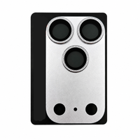 Protection d'objectif d'appareil photo anti-rayures 9H OEM pour iPhone 18 Pro Max, film d'objectif mobile en alliage d'aluminium, finition mate, protection métallique, respectueux de la peau