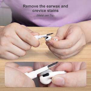 Otros accesorios para auriculares, limpieza de auriculares, bolígrafo, kit de limpieza de auriculares para <span class=keywords><strong>Airpods</strong></span> Air pods <span class=keywords><strong>pro</strong></span> <span class=keywords><strong>Max</strong></span> - Product Image 5