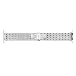 Correas de Reloj Inteligente de Acero Inoxidable de Lujo de 20 mm, Correa Delgada y Transpirable con Hebilla, Accesorios de Reloj de Alta Gama - Product Image 2