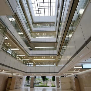 Panel de Fachada Curvo de Aluminio Moderno, Muro Cortina Unificado con Acristalamiento para Proyectos de Construcción en Exteriores - Product Image 4