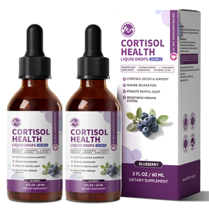 <span class=keywords><strong>Gotas</strong></span> Detox de Cortisol con Rhodiola, Fosfatidilserina, Hierba de San Juan y Vitamina D3, Apoya las Hormonas Adrenales de la Mujer, Kortisol Minceur - Product Image 1