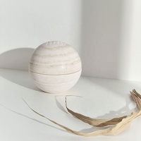 موقد كبير للعلاج بالروائح العطرية من العلامة التجارية Stonekocc D20x19.5CM ، مبخرة 25 حفرة احتراق رخامي عطري
