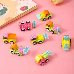 Educational <b>Building</b> <b>Block</b> Toy Cars For Children 2 To 4 Years Old Assembly Plastic Miniature Vehicles Early Learning Gift - Product Image 3