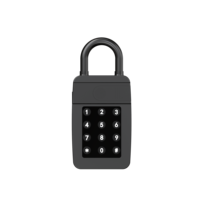 Cadenas intelligent Tuya Ttlock IP65 en alliage de zinc avec stockage de clés numériques (100 cartes RFID, 100 mots de passe, 50 empreintes digitales) USB Type-C