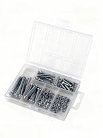 Kit de fixation en acier inoxydable pour usage domestique, vis à tête hexagonale de 10 mm de longueur, vis M4M5, boulons, écrous, jeu de vis métriques