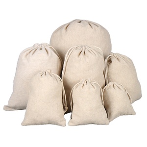 Cheap Cotton Linen <b>Drawstring</b> <b>Bag</b>, Small <b>Drawstring</b> Pouch - Product Image 1